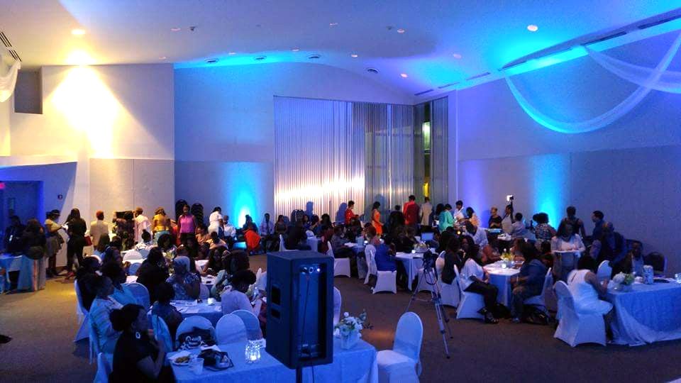 Attendees gathered for worship